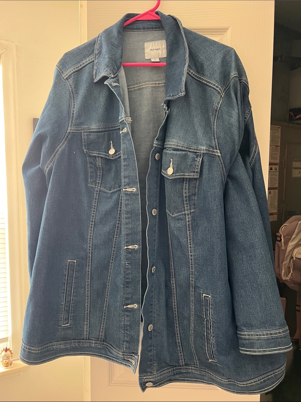 Old Navy Women's Blue Denim Trucker Jacket